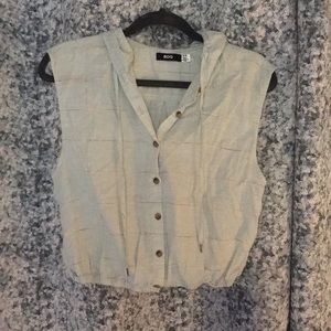 BDG button down tank top